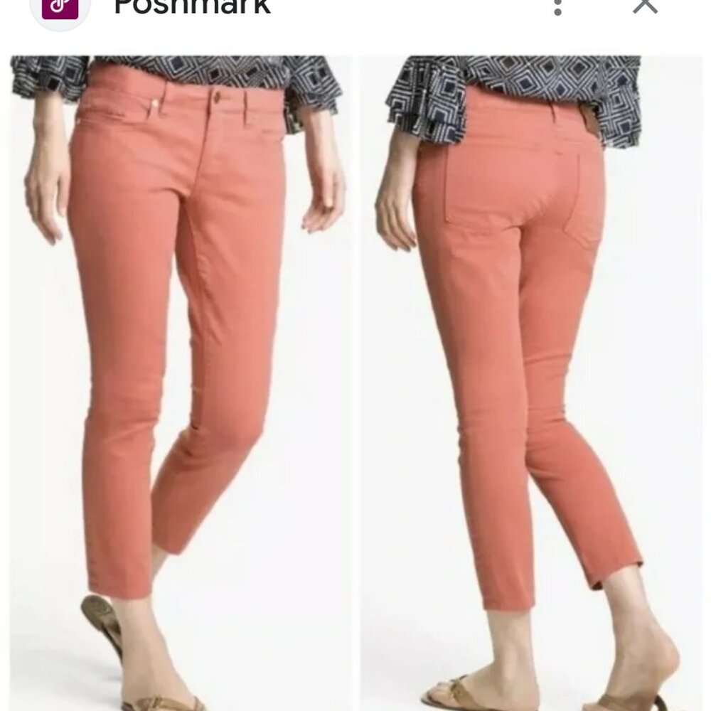 Tory Burch Alexa Cropped SkinnyJeans